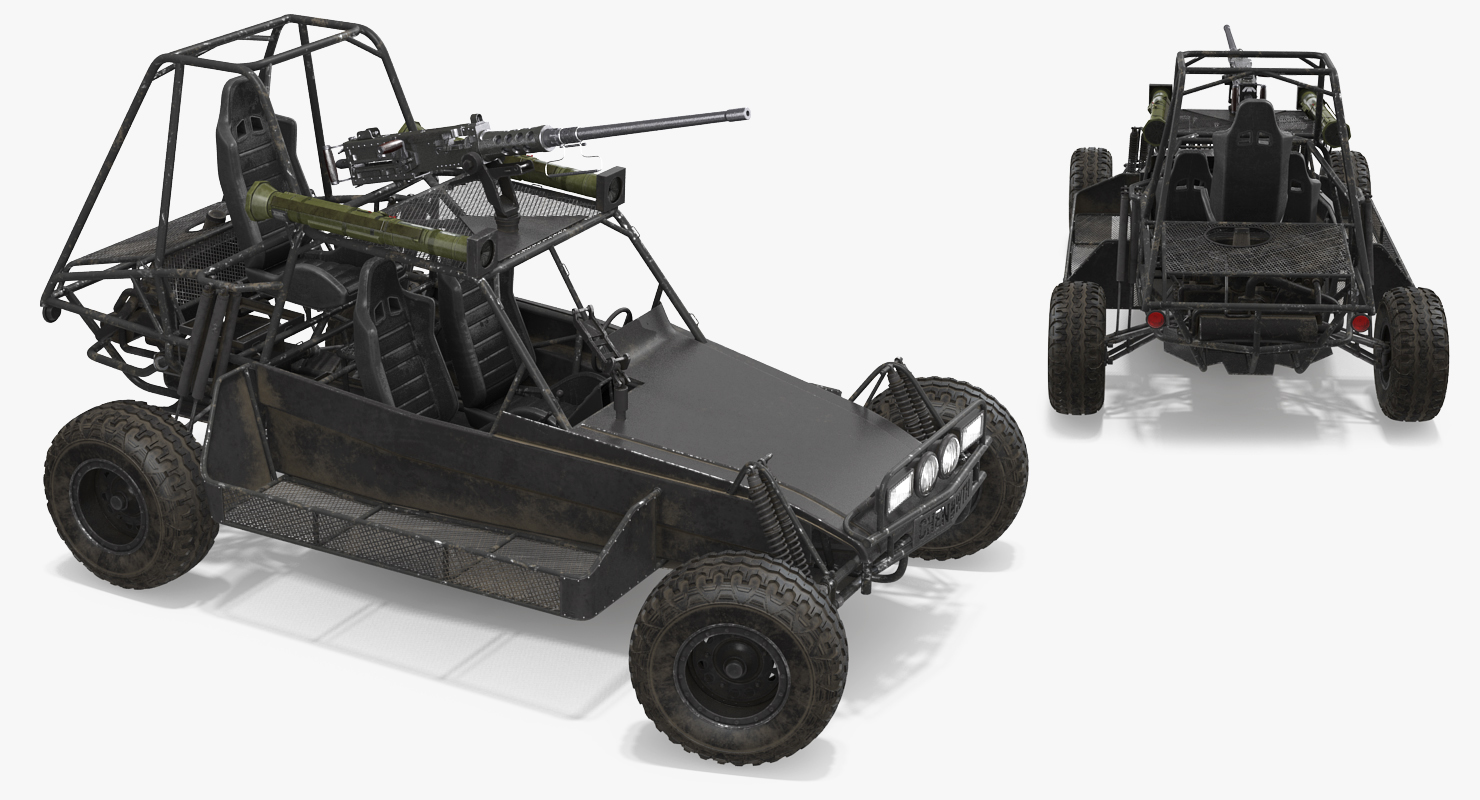 Desert Patrol Vehicle DPV Rigged 3D