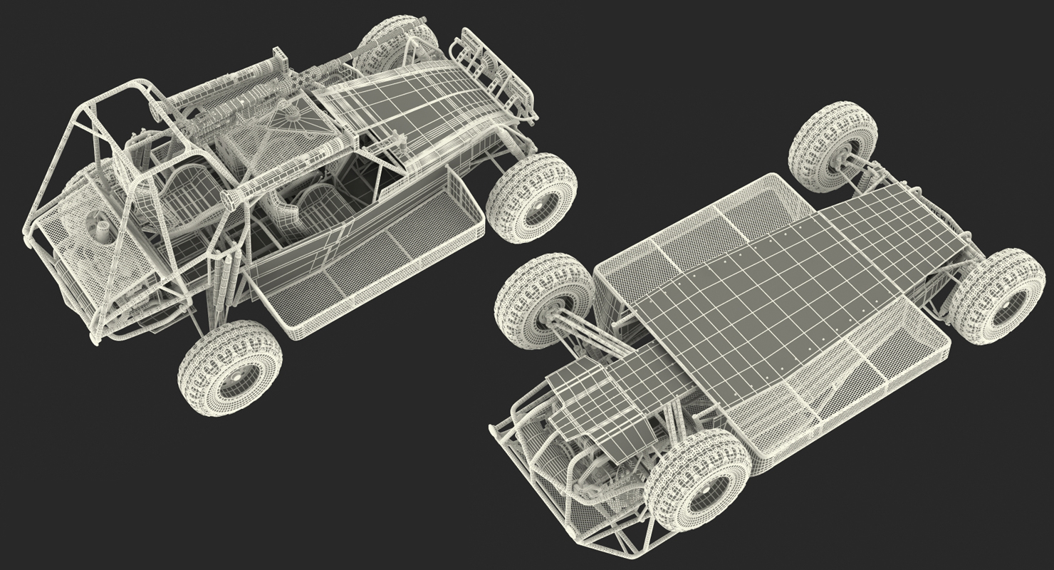 Desert Patrol Vehicle DPV Rigged 3D