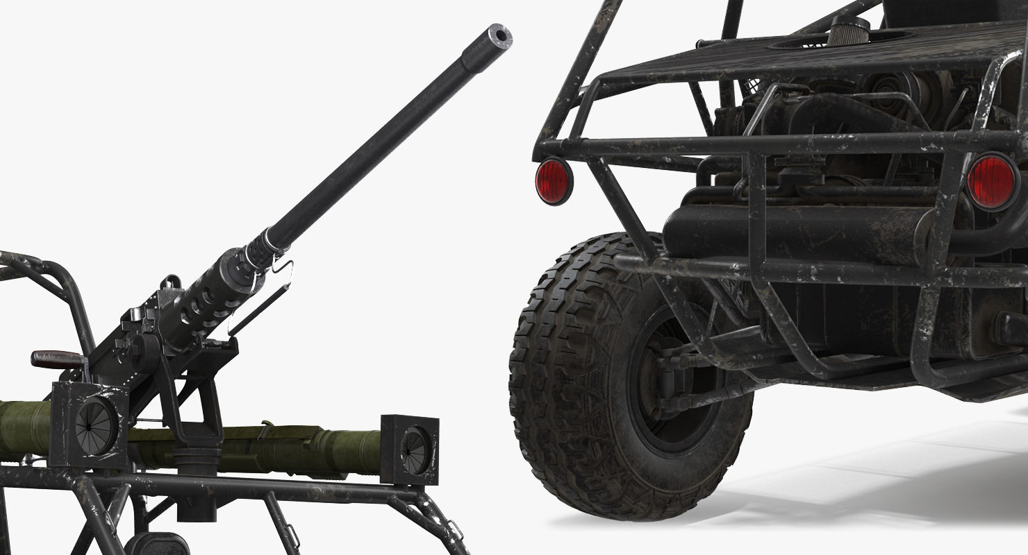 Desert Patrol Vehicle DPV Rigged 3D