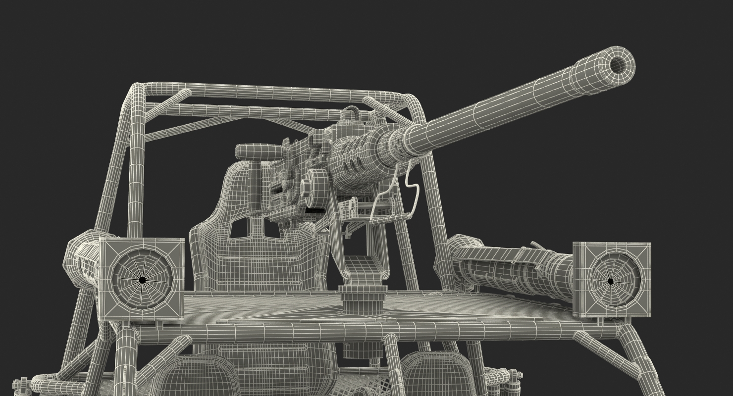 Desert Patrol Vehicle DPV Rigged 3D