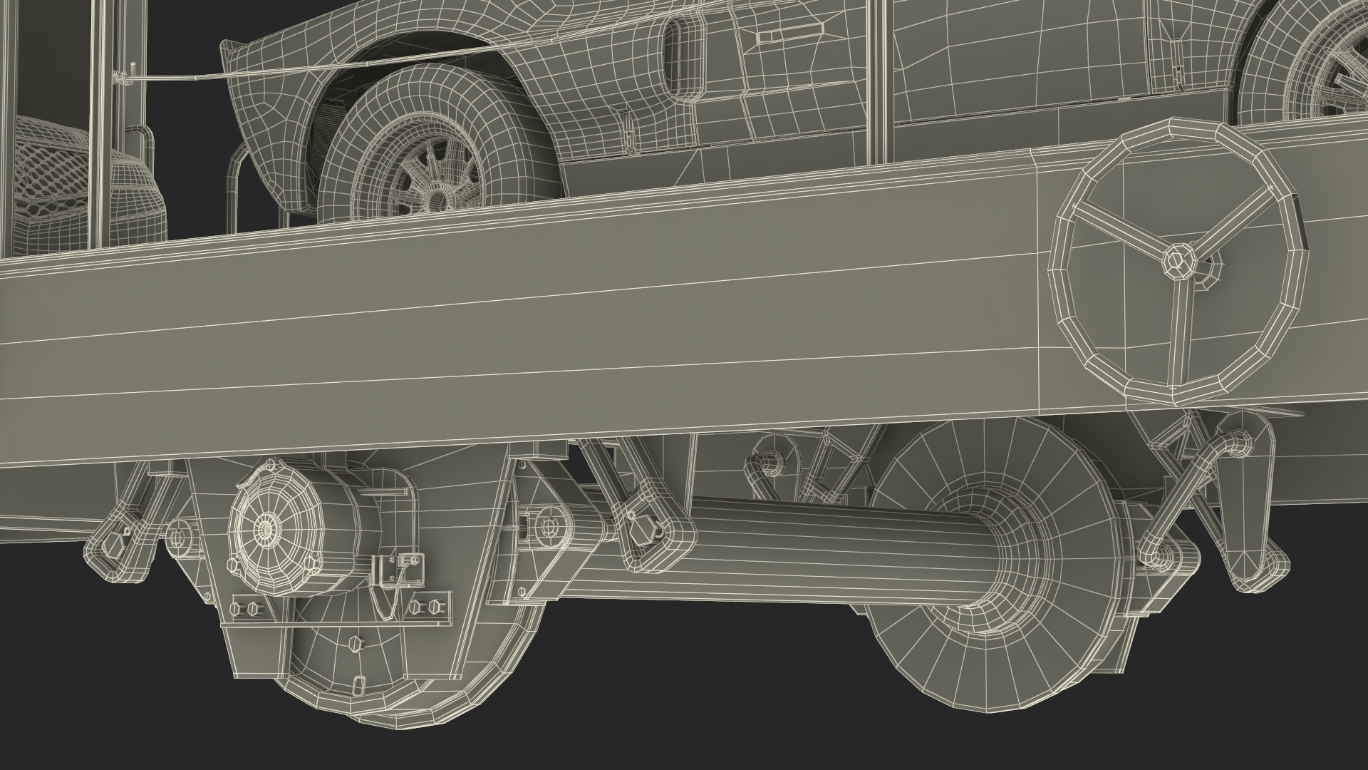 Car Transporter Loaded 3D