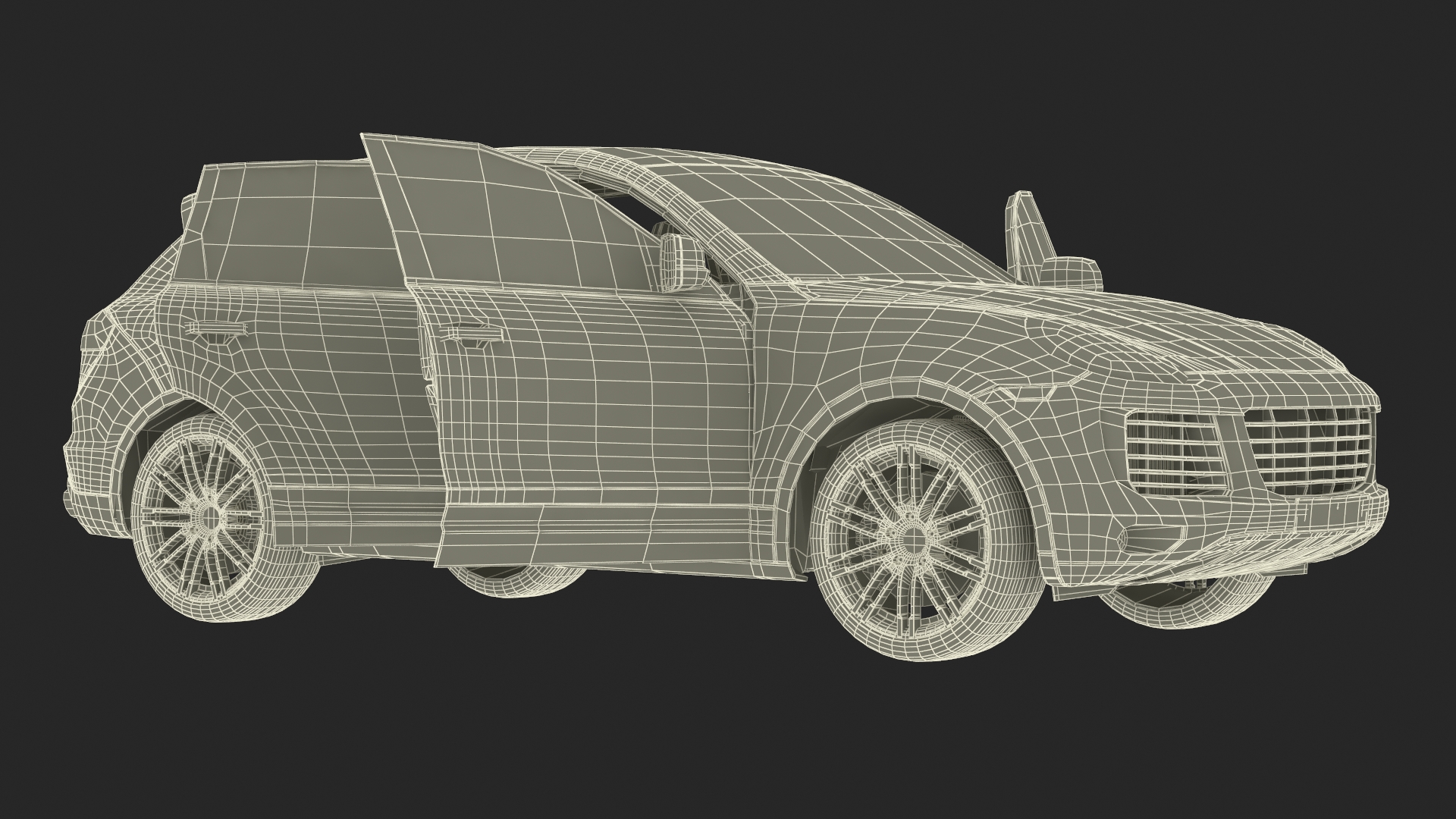 Car Transporter Loaded 3D