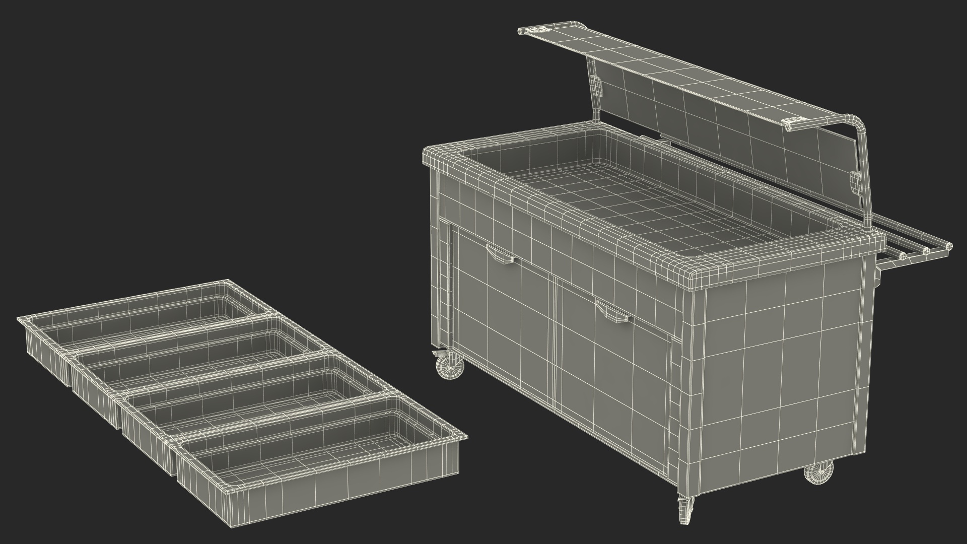 Counter Cooled Self Service Line 3D