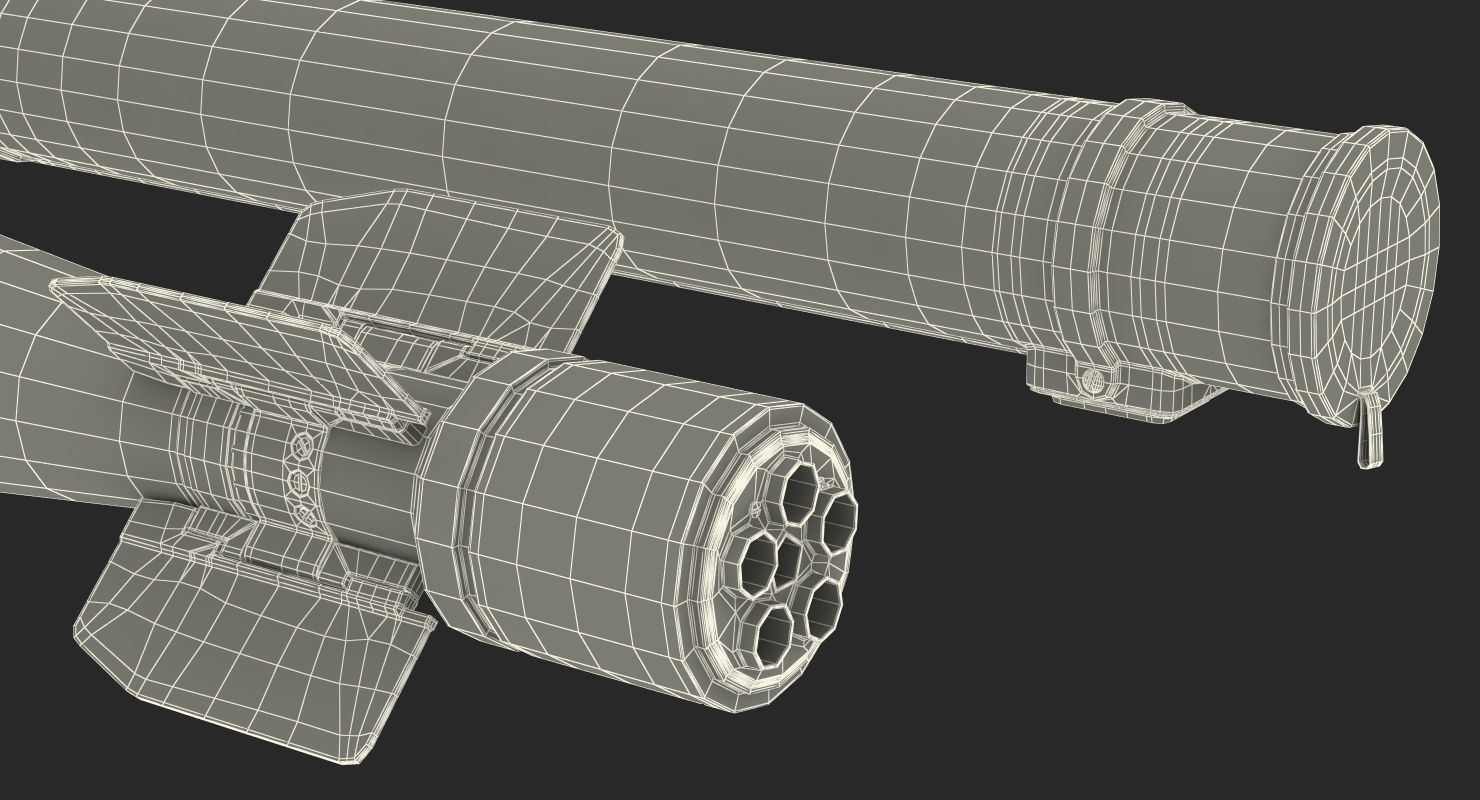 3D SA 18 Grouse Launcher and Missile model