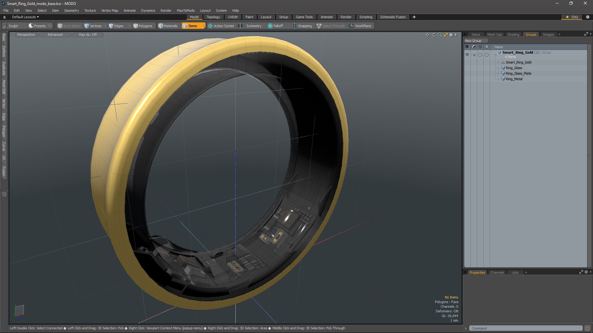 3D model Smart Ring Gold