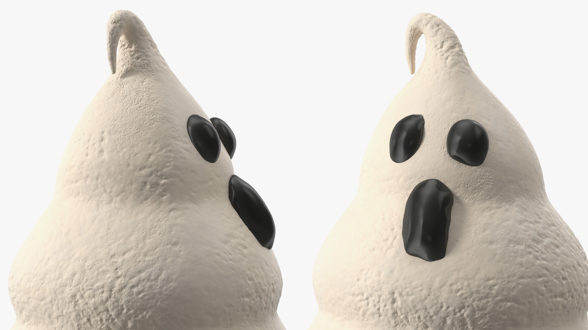 Karamel Ghost Meringue Cookie 3D model