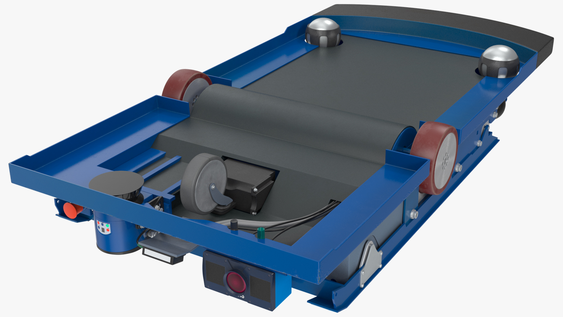 3D Smart Transport Robot Rigged model