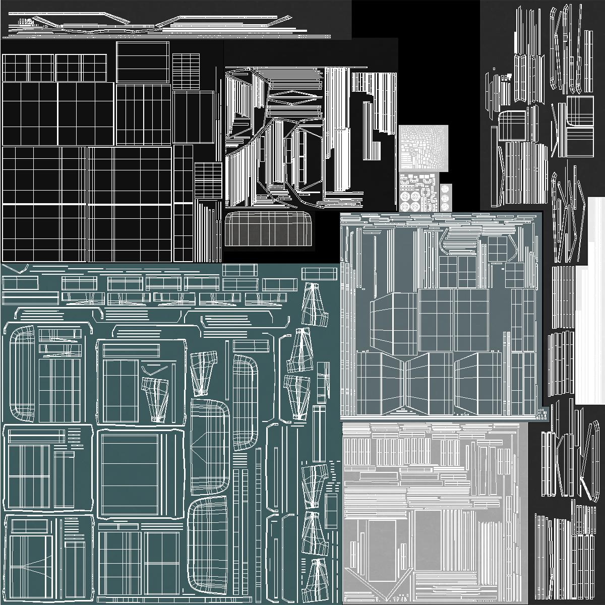 3D model Futuristic Modular Home Design