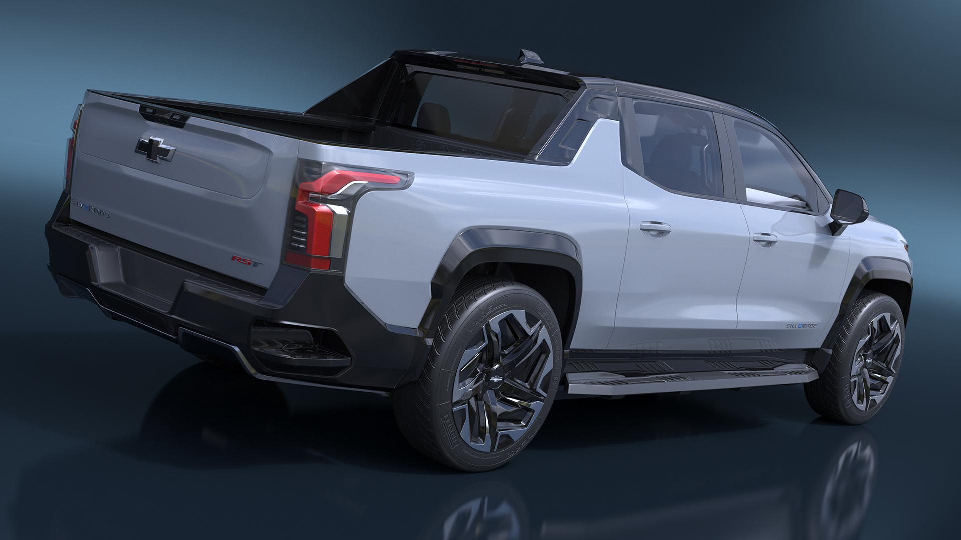 Chevrolet Silverado EV 2024 Gray 3D