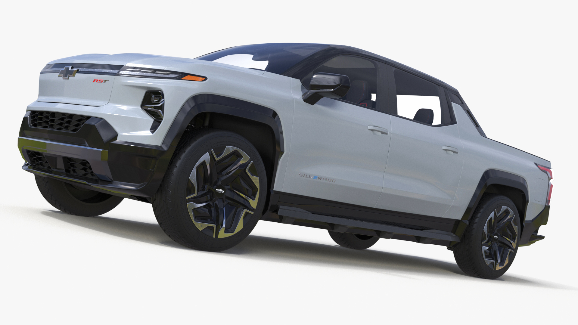 Chevrolet Silverado EV 2024 Gray 3D