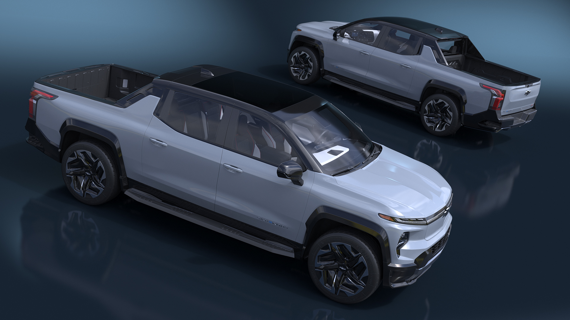 Chevrolet Silverado EV 2024 Gray 3D