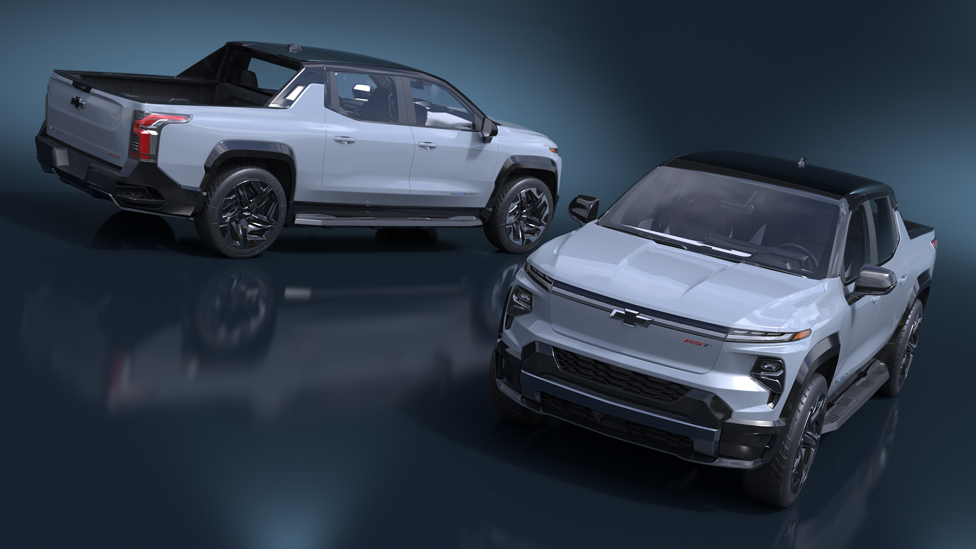 Chevrolet Silverado EV 2024 Gray 3D