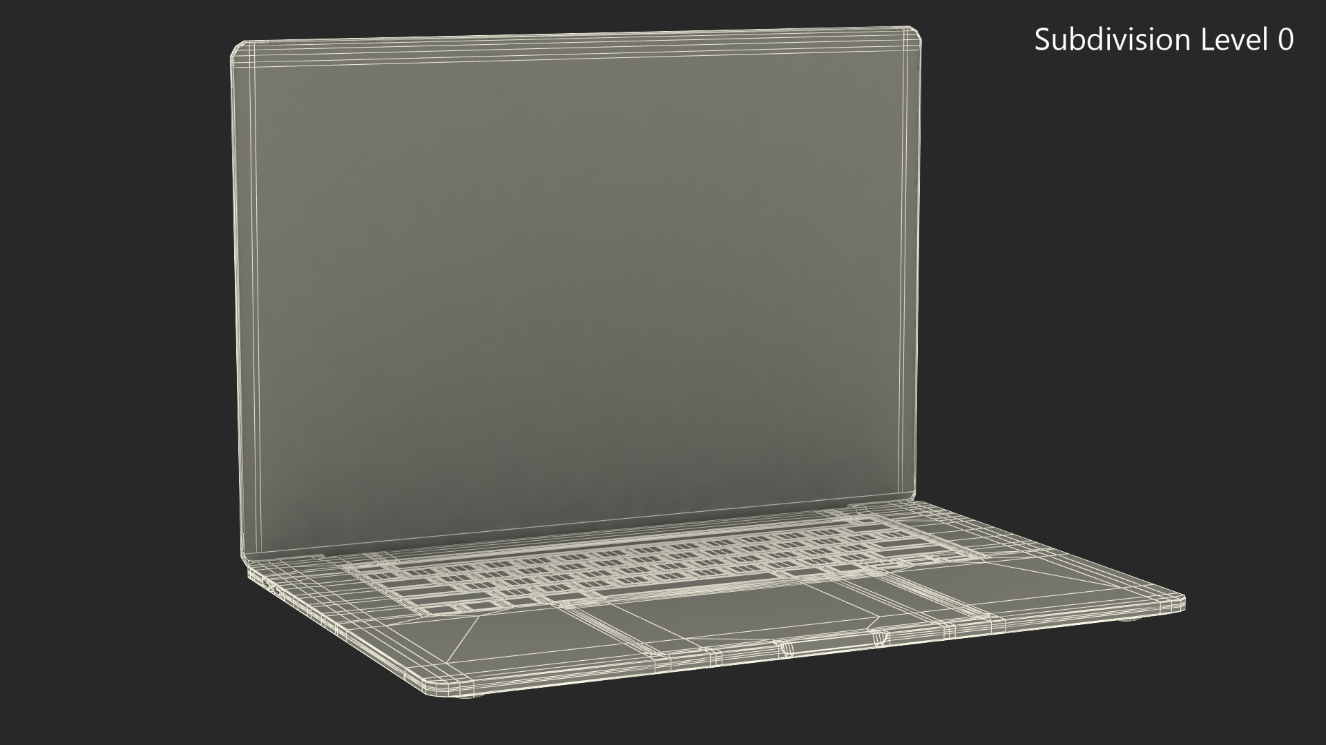 3D model Apple Macbook Pro 16 inch Grey