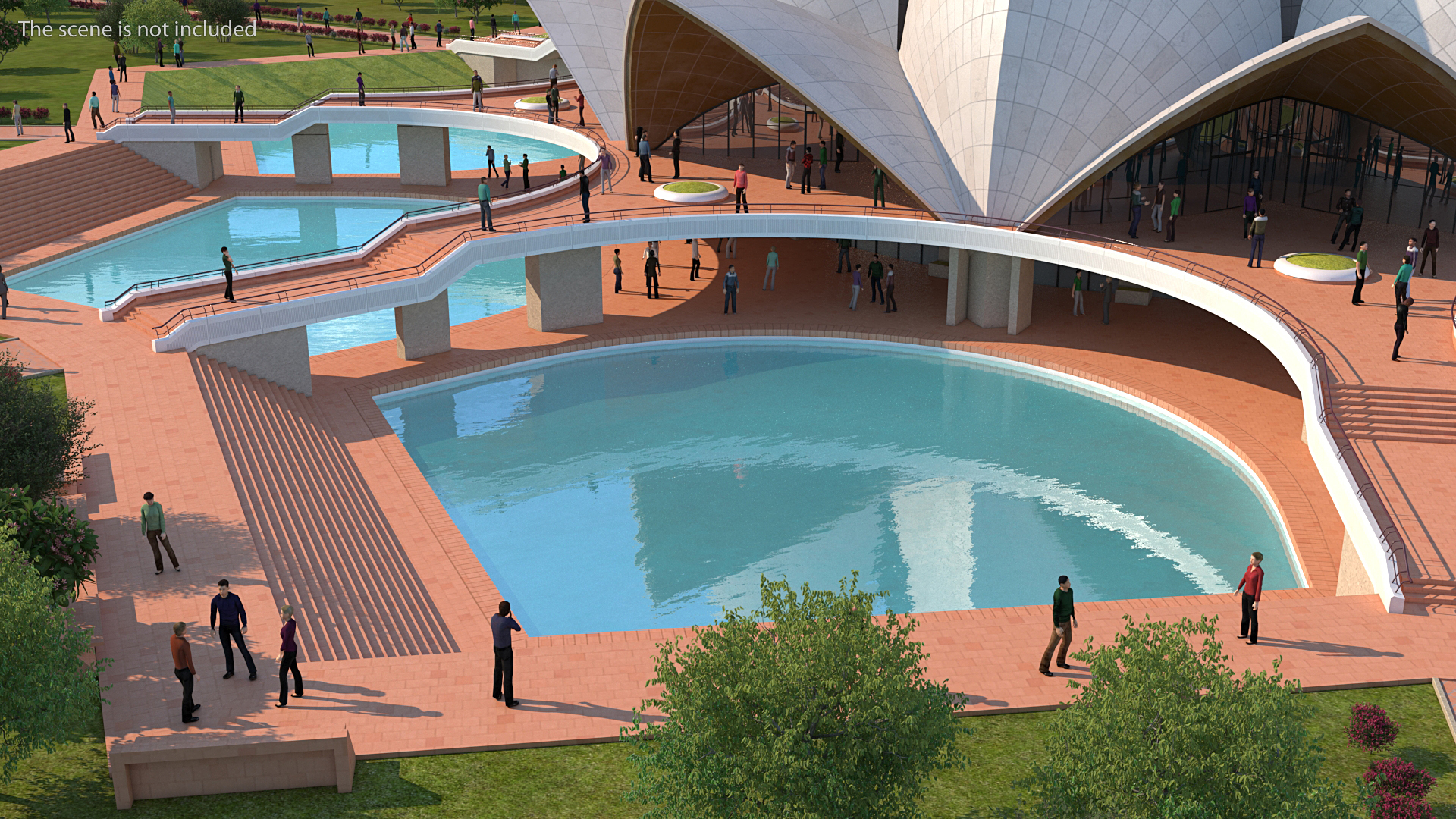 Lotus Temple 3D