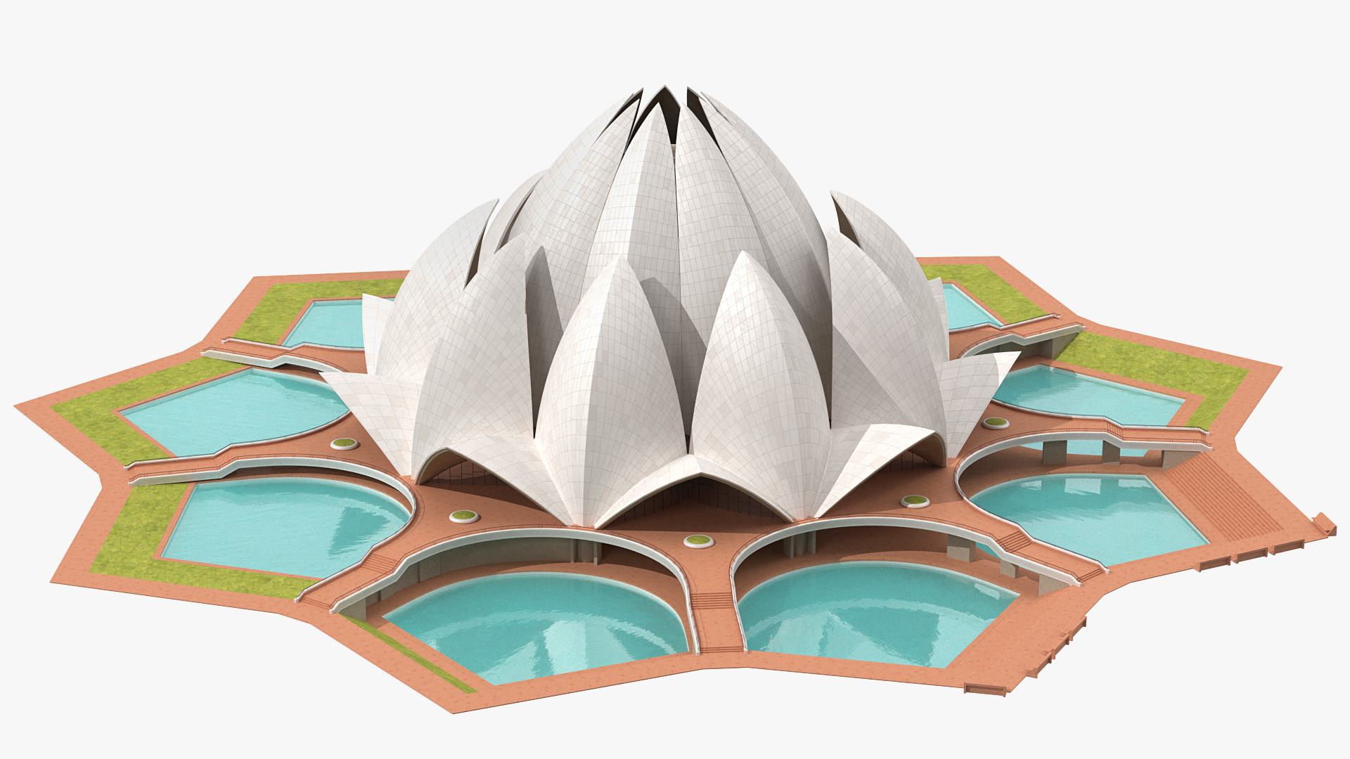 Lotus Temple 3D