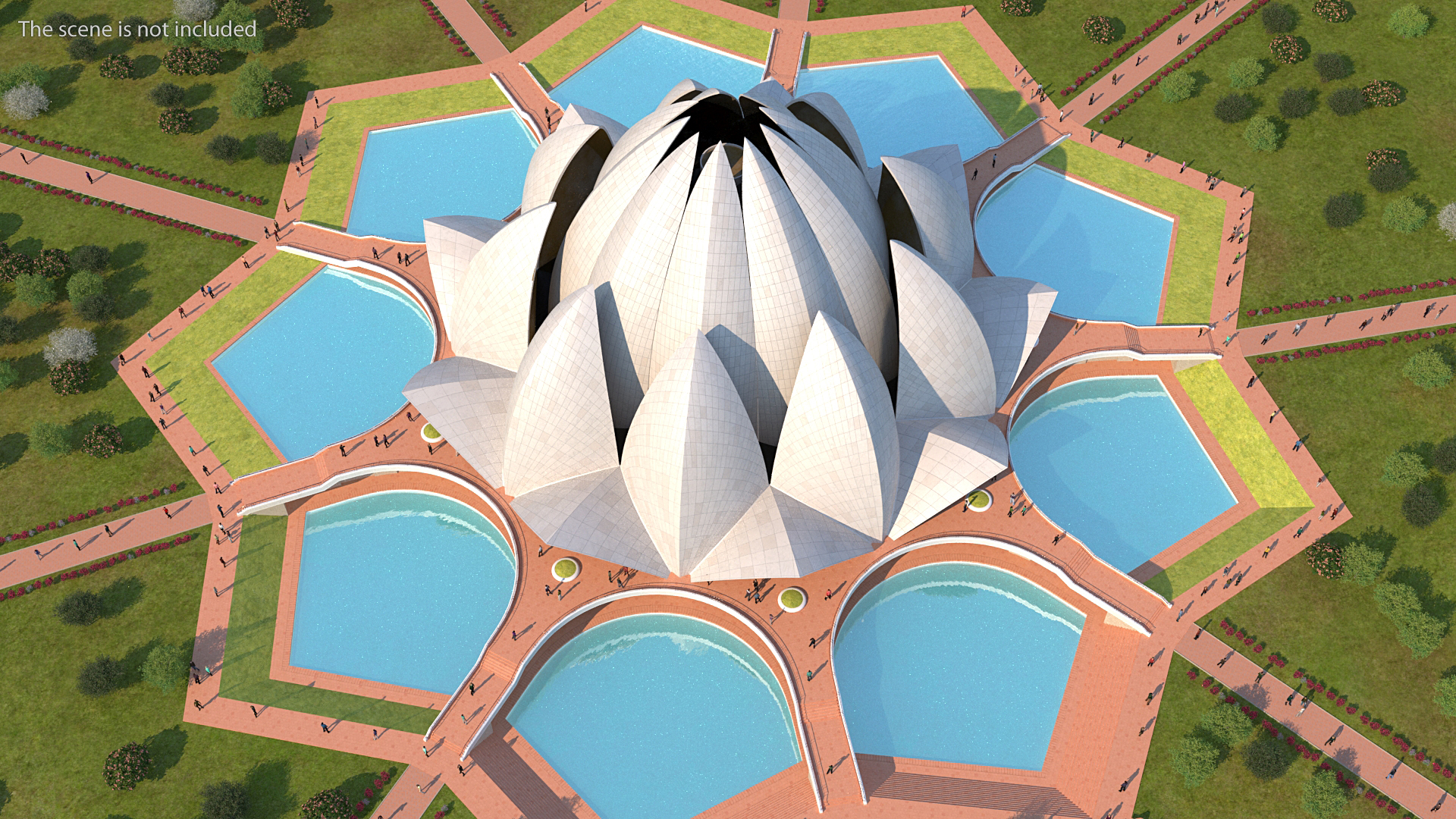 Lotus Temple 3D