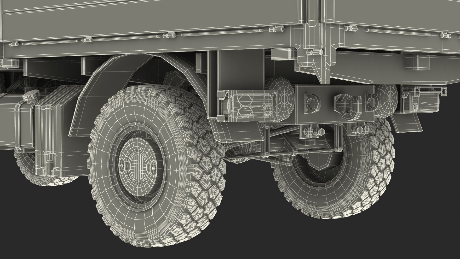 3D model Off Road Cargo Truck