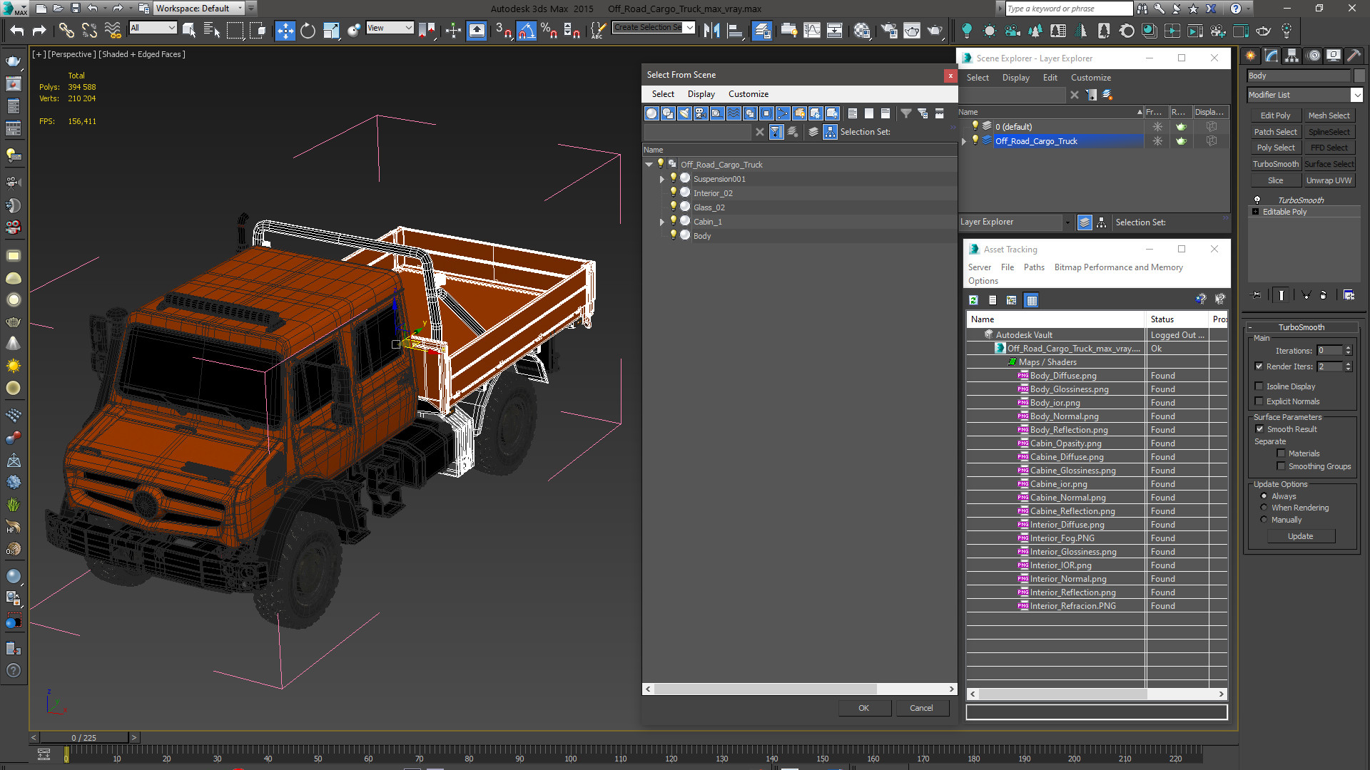 3D model Off Road Cargo Truck