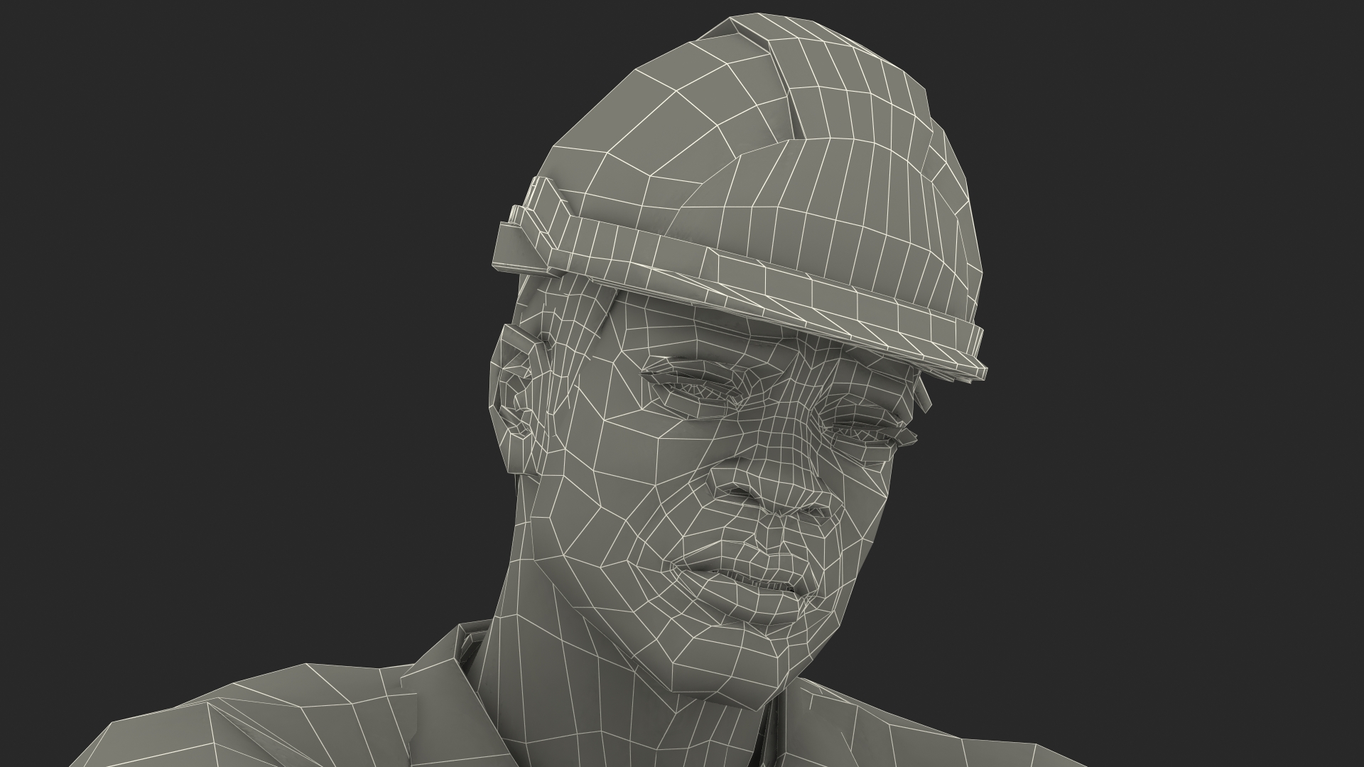 Light Skin Black Male Rescuer 3D model