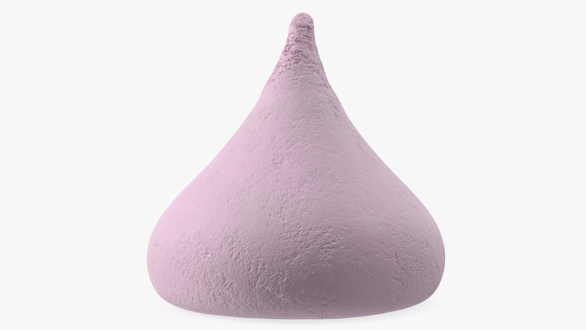 Smooth Meringue Drop Cookie Pink 3D