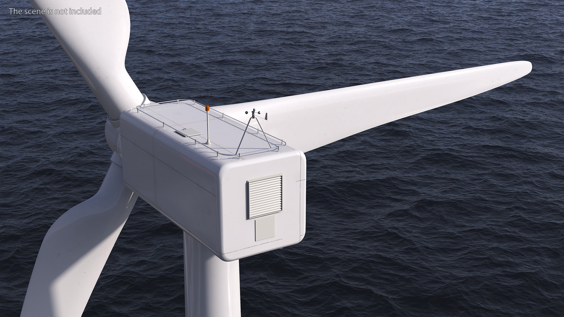 Voltaire Jack Up Installation Vessel with Wind Turbine 3D model