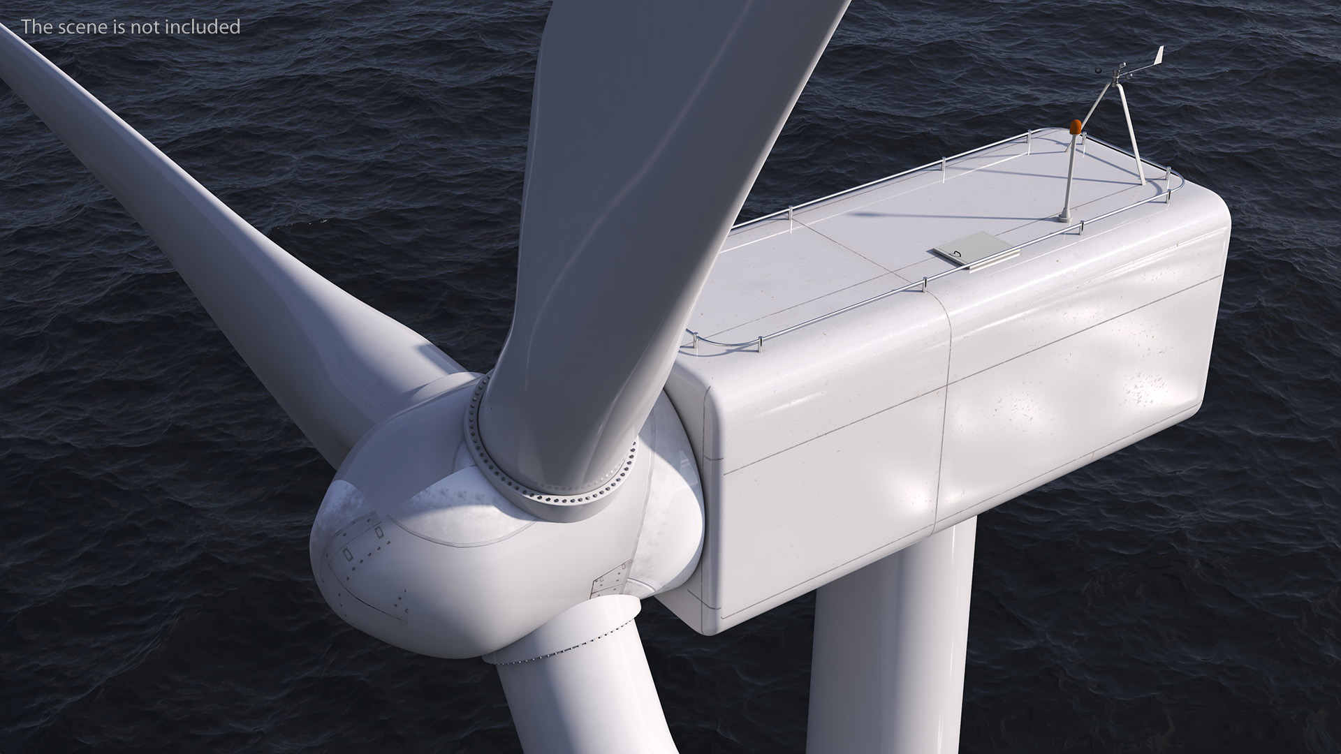 Voltaire Jack Up Installation Vessel with Wind Turbine 3D model