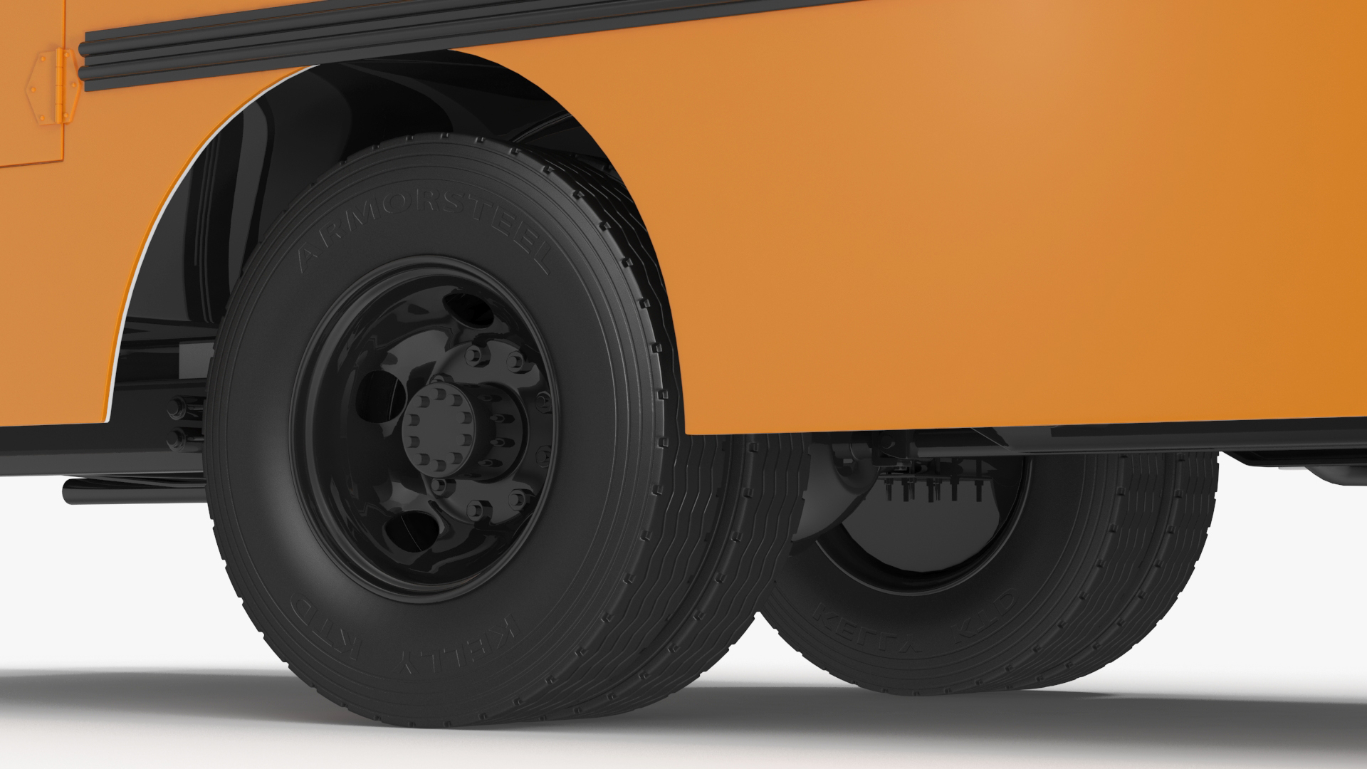 Electric School Bus 3D model