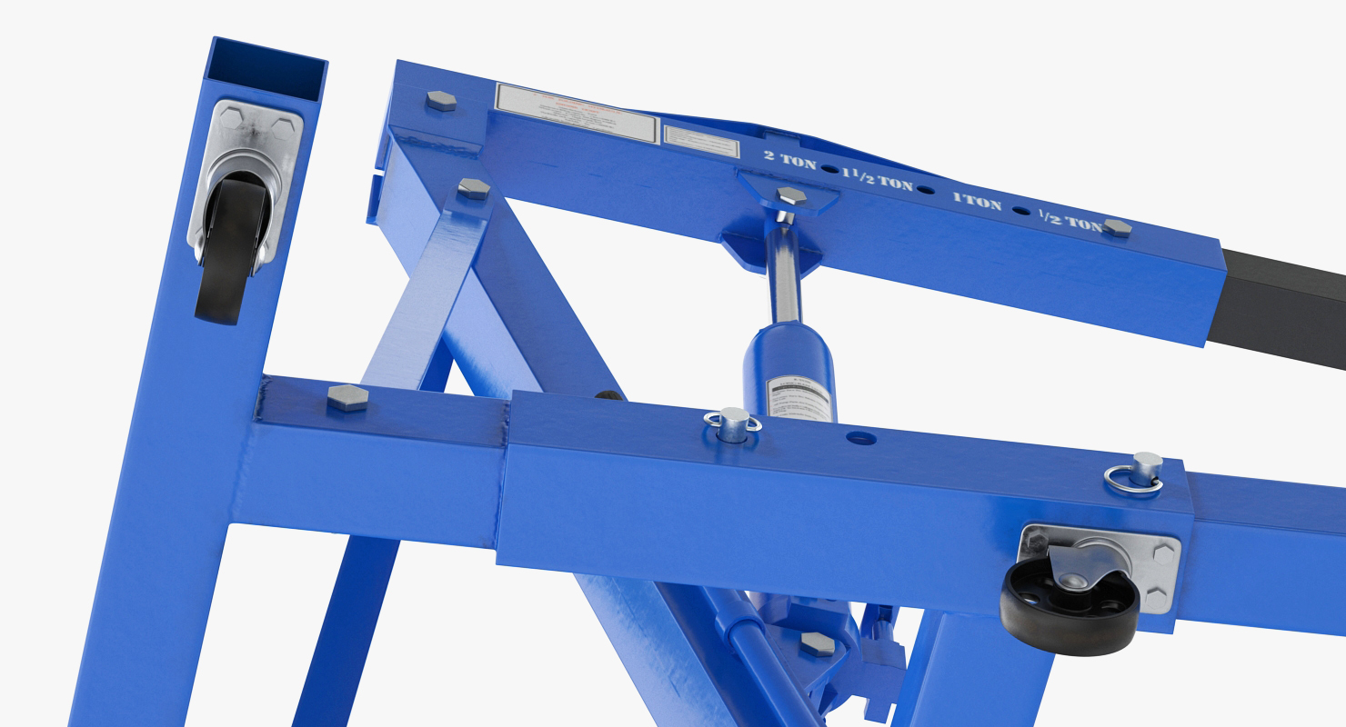 Hydraulic Engine Crane 3D