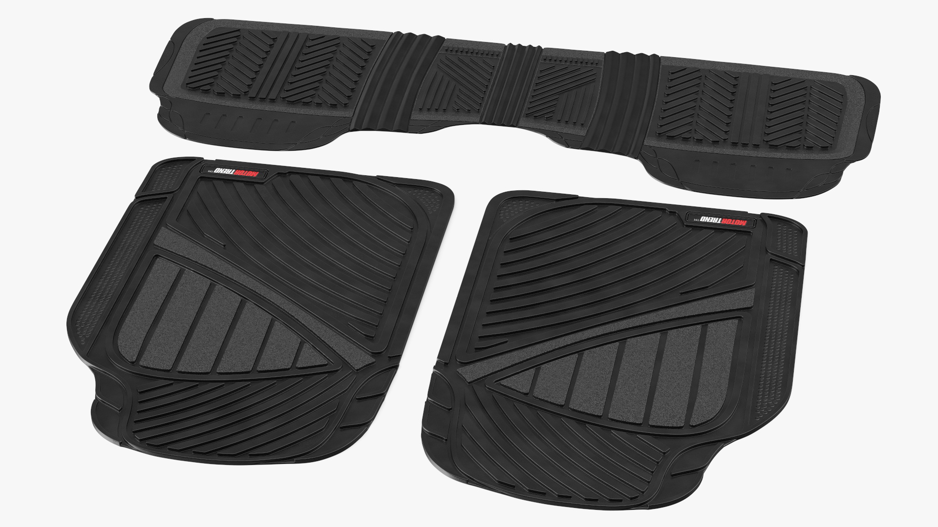 3D model Motor Trend All-Season Rubber Car Mats Rigged