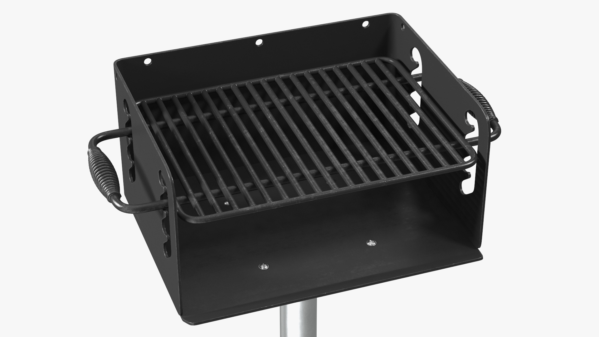 3D model Steel Charcoal Park Grill