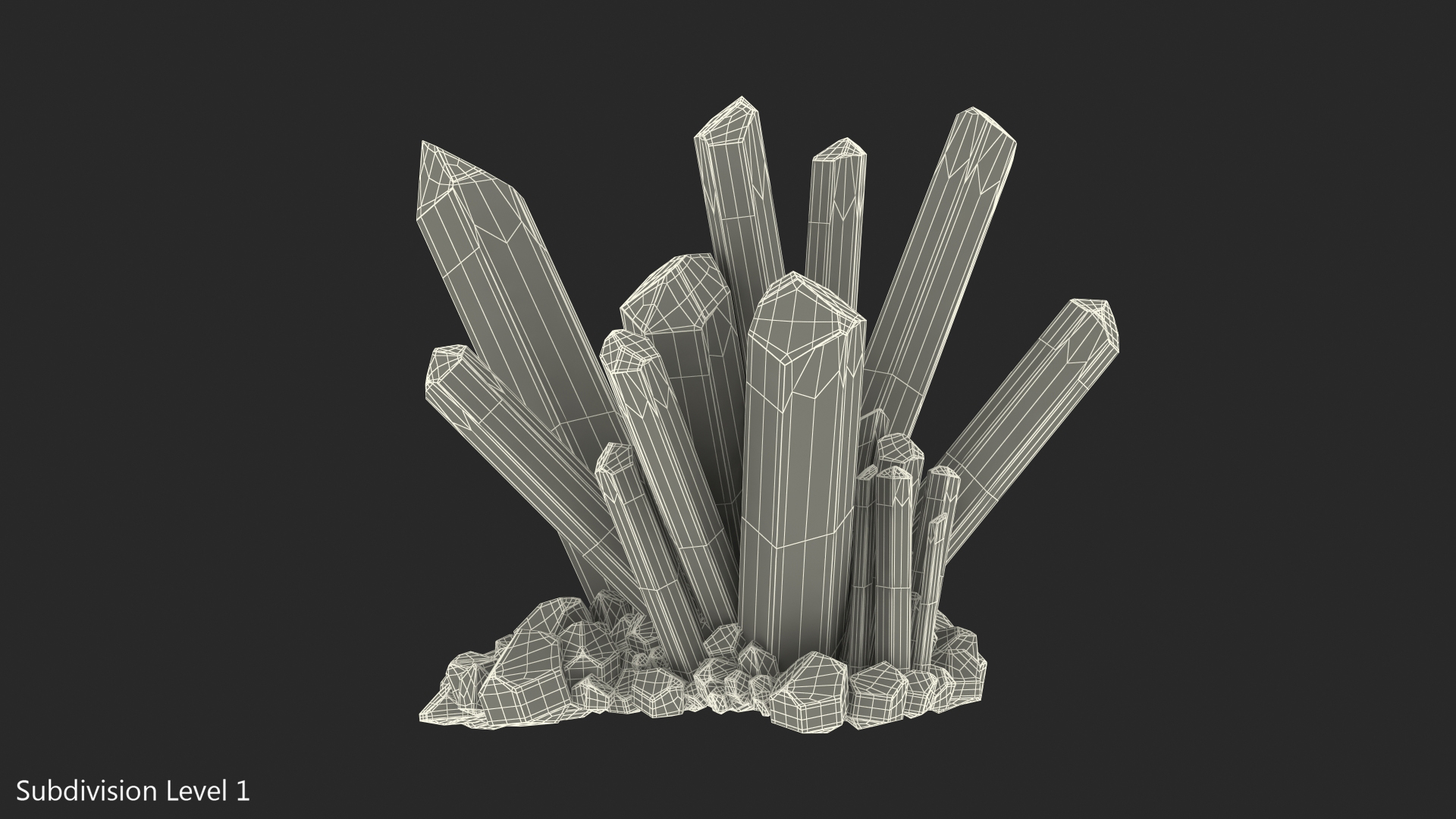 Mineral Quartz 3D model