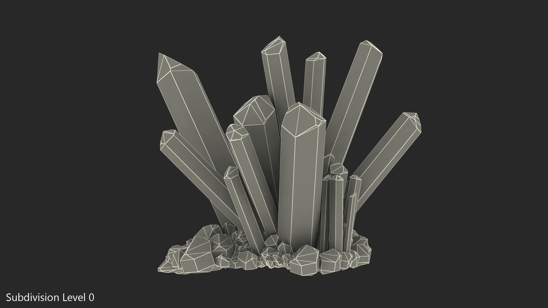 Mineral Quartz 3D model