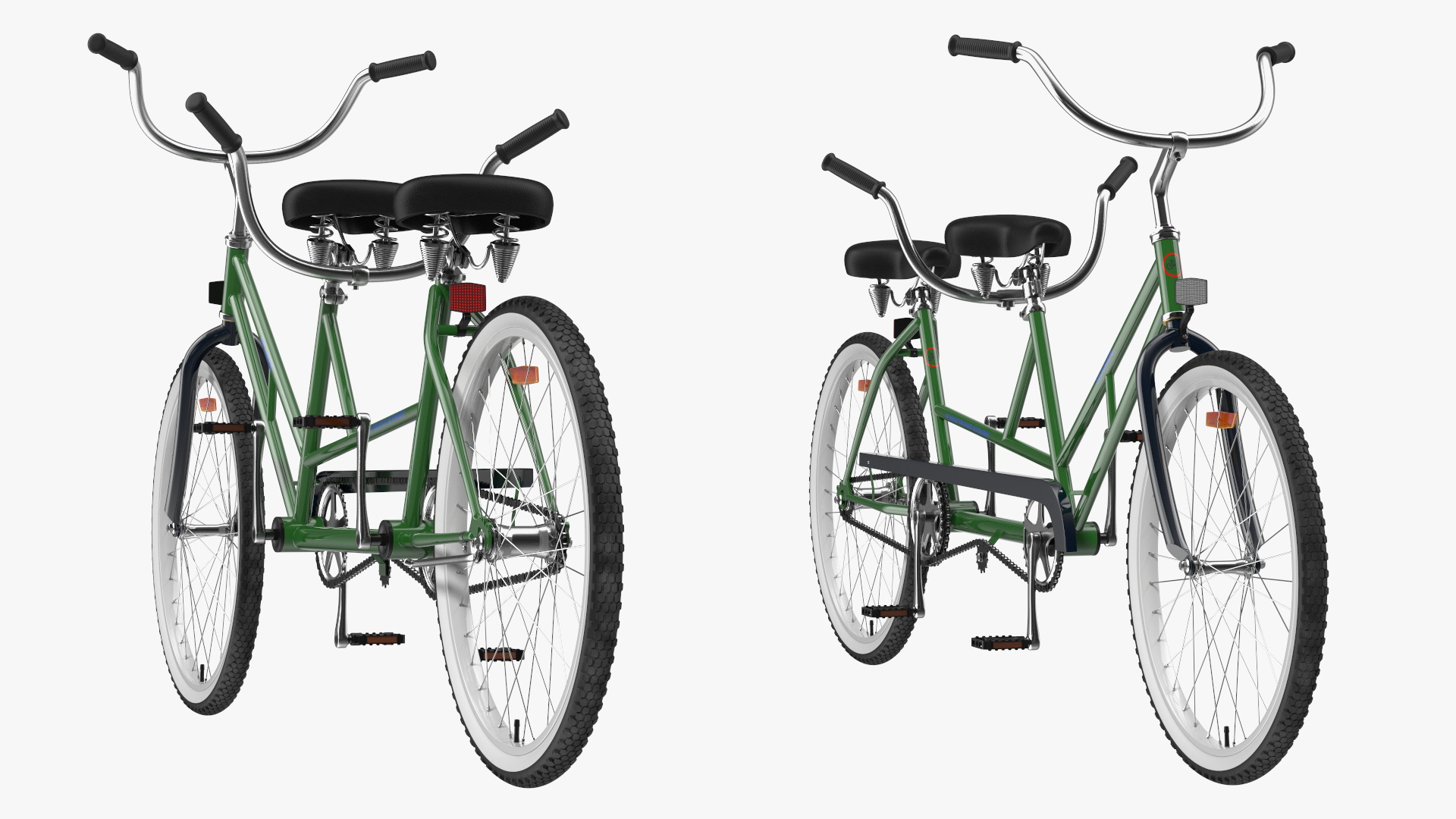 Tandem Bicycle 3D model