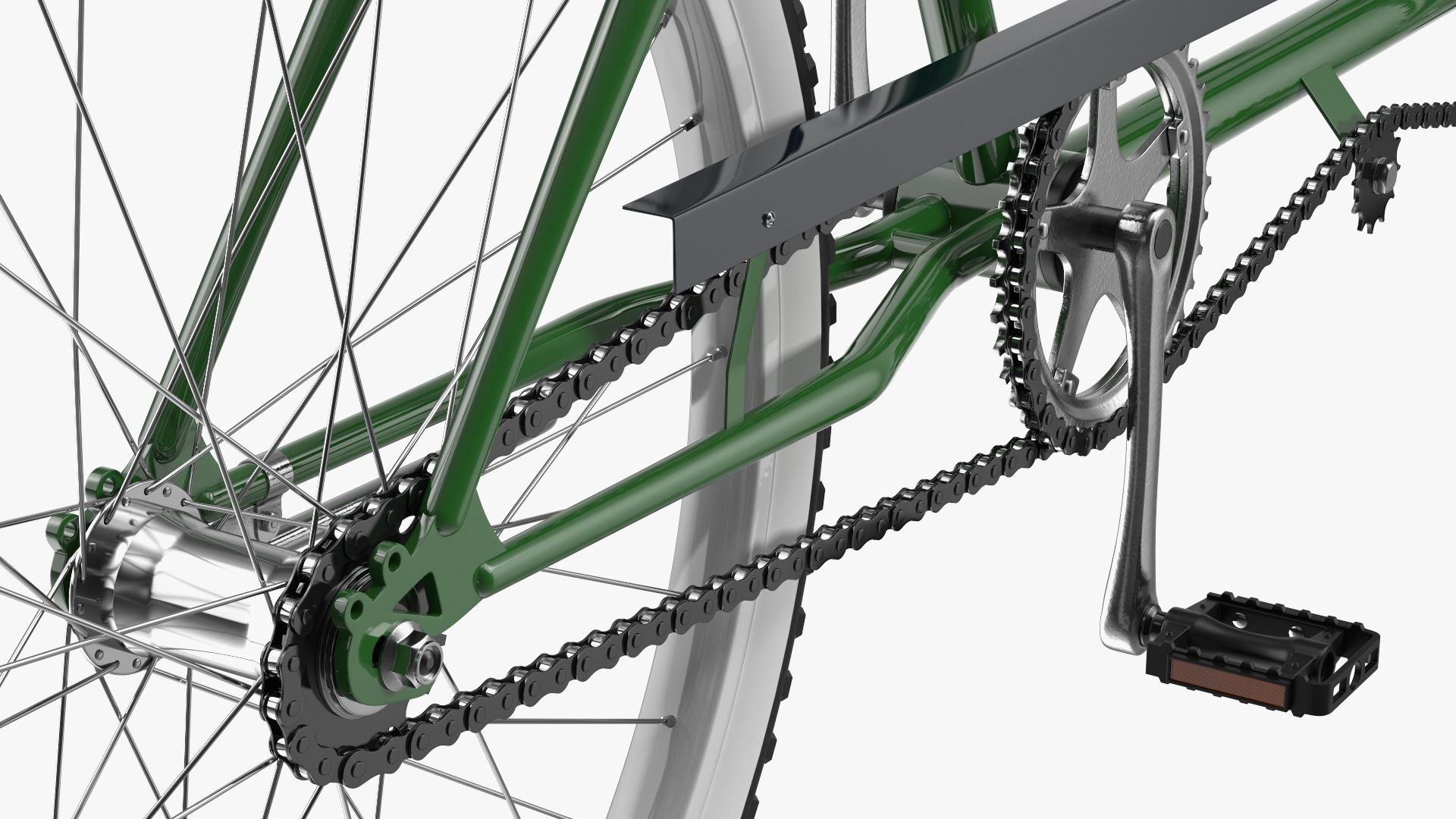 Tandem Bicycle 3D model