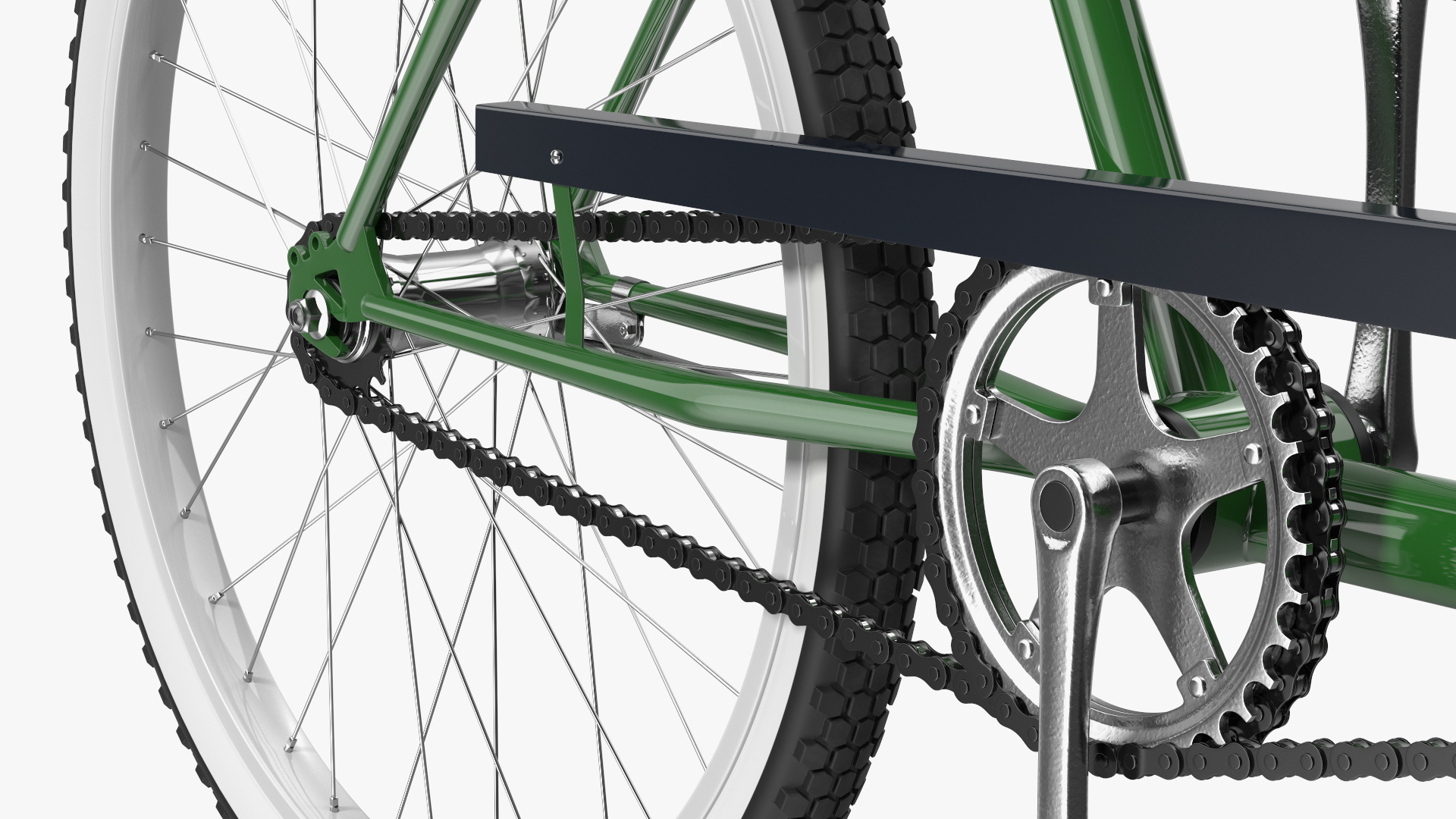 Tandem Bicycle 3D model