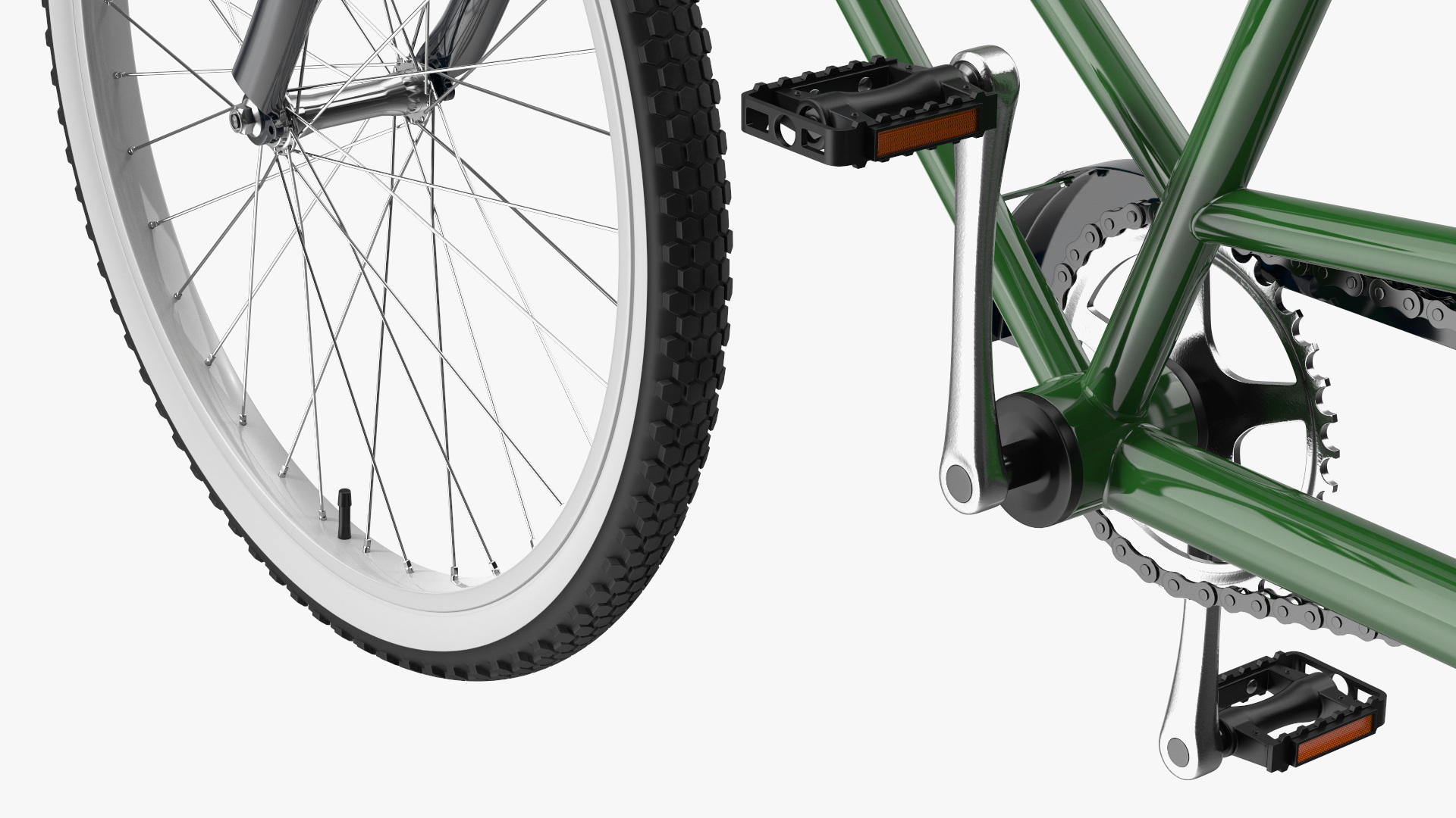 Tandem Bicycle 3D model