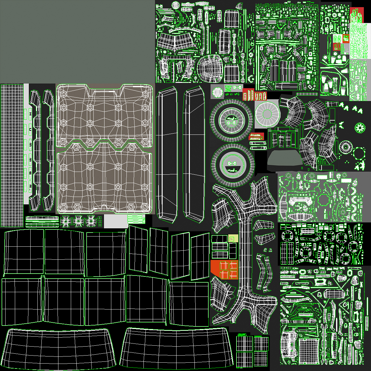 3D GMC Hummer EV SUV Light model