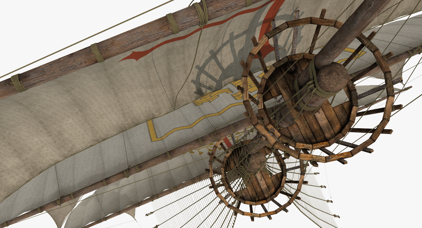 Sailing Ship Main Mast 3D