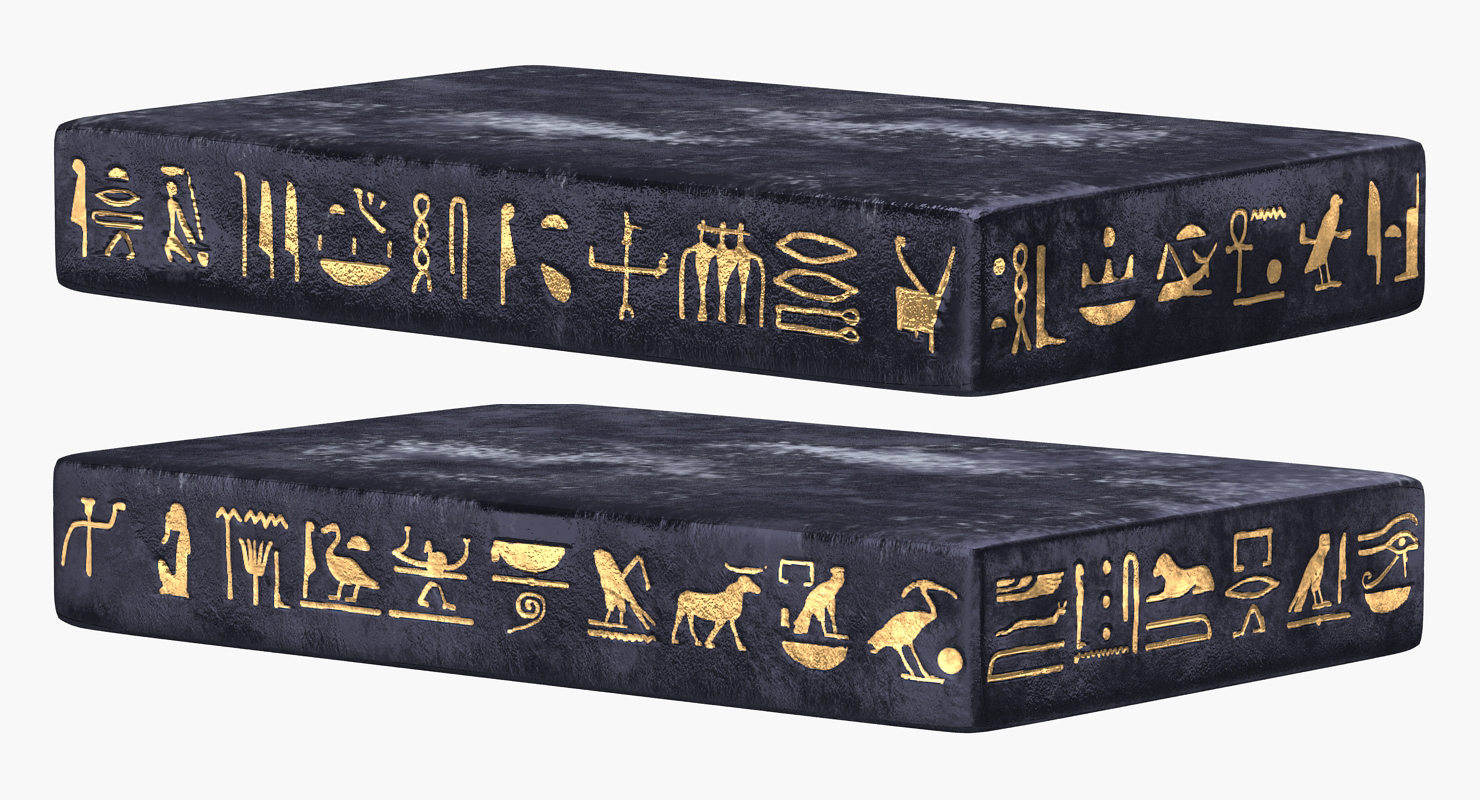 3D Vintage Egyptian Podium model