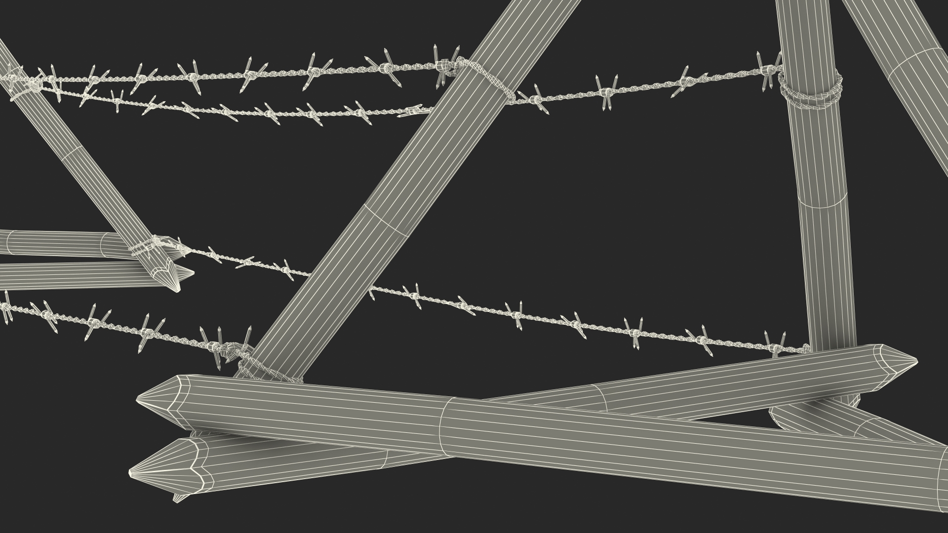 3D Tanglefoot Barbed Wire Obstacle