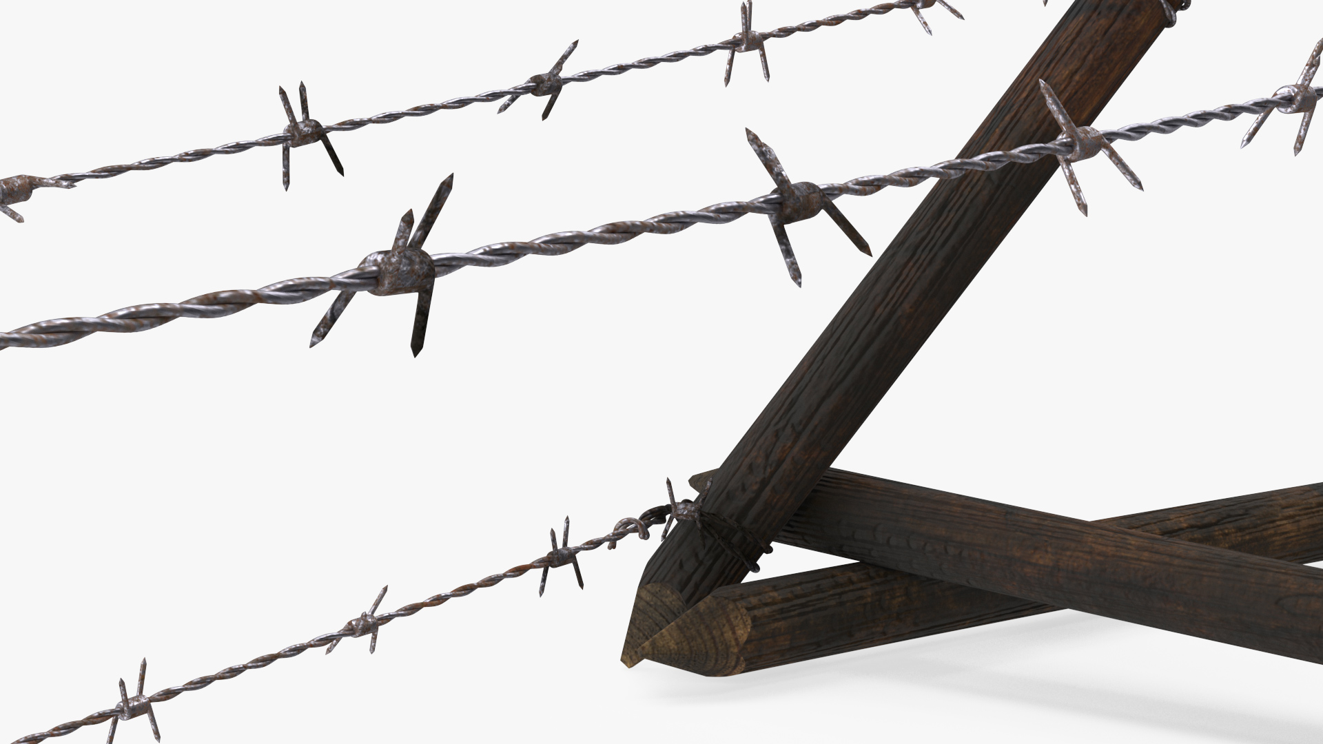 3D Tanglefoot Barbed Wire Obstacle