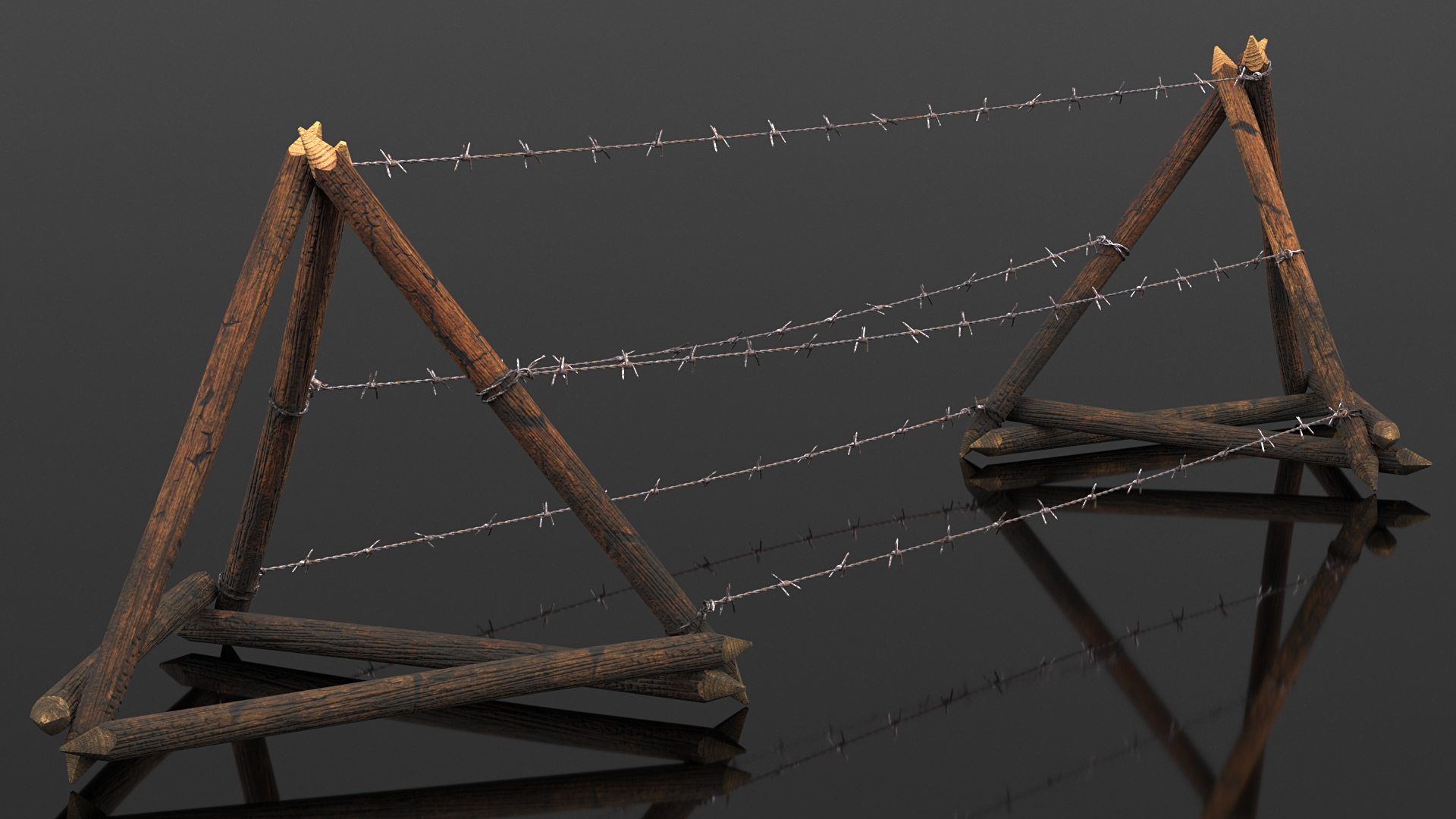 3D Tanglefoot Barbed Wire Obstacle