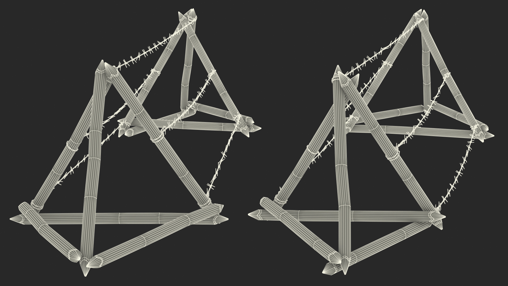 3D Tanglefoot Barbed Wire Obstacle