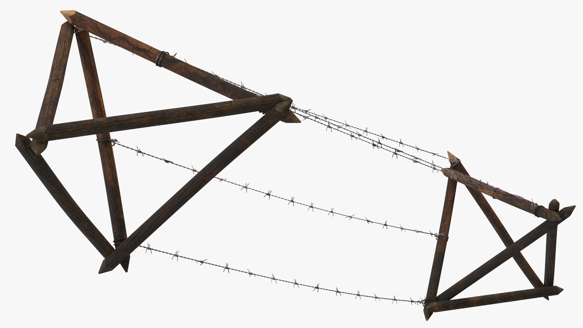 3D Tanglefoot Barbed Wire Obstacle