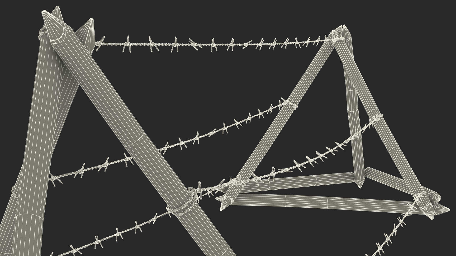 3D Tanglefoot Barbed Wire Obstacle