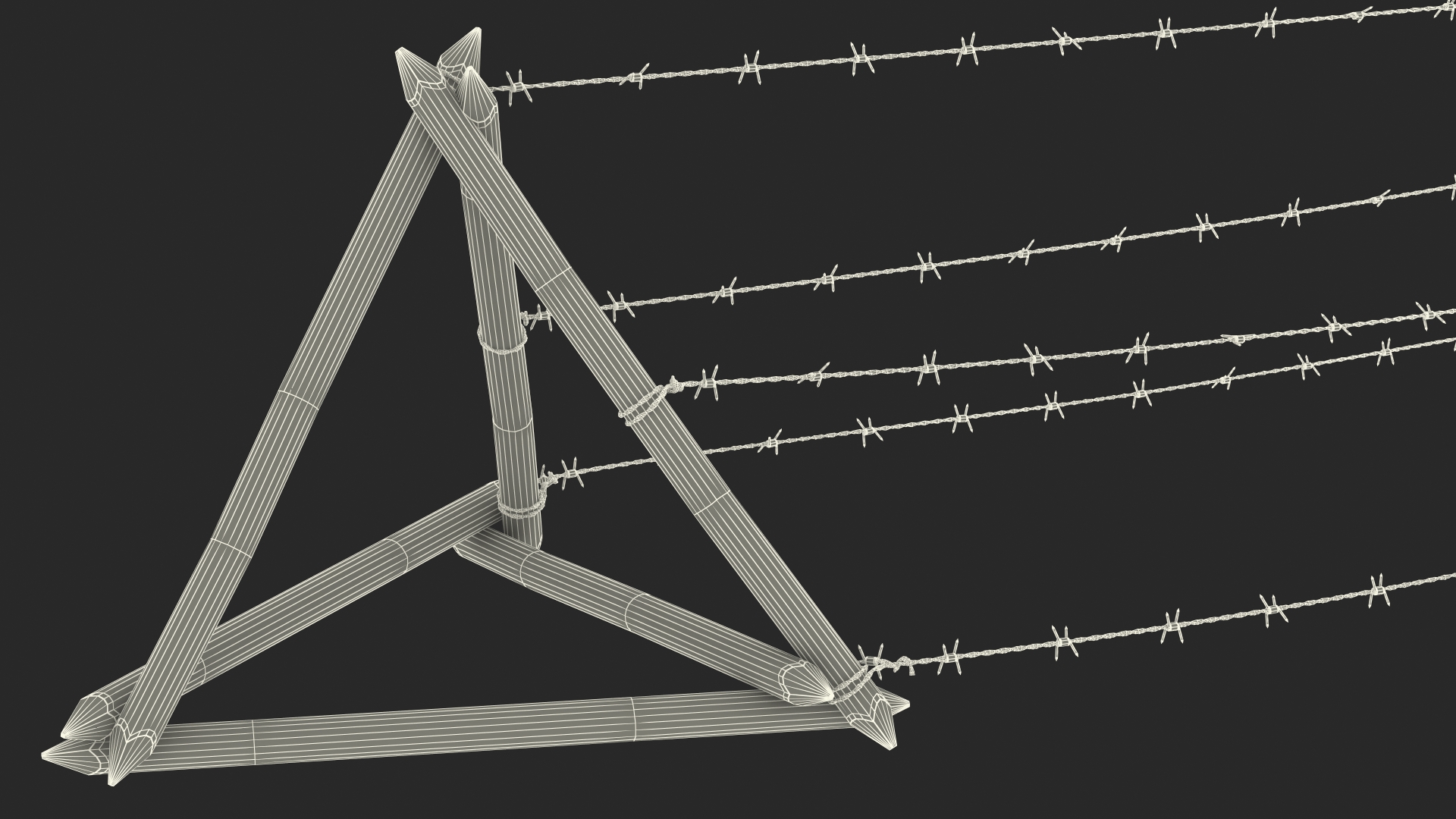 3D Tanglefoot Barbed Wire Obstacle