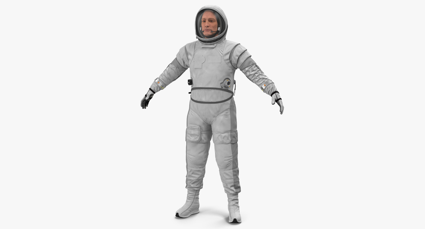 Astronaut in Spacesuit 3D