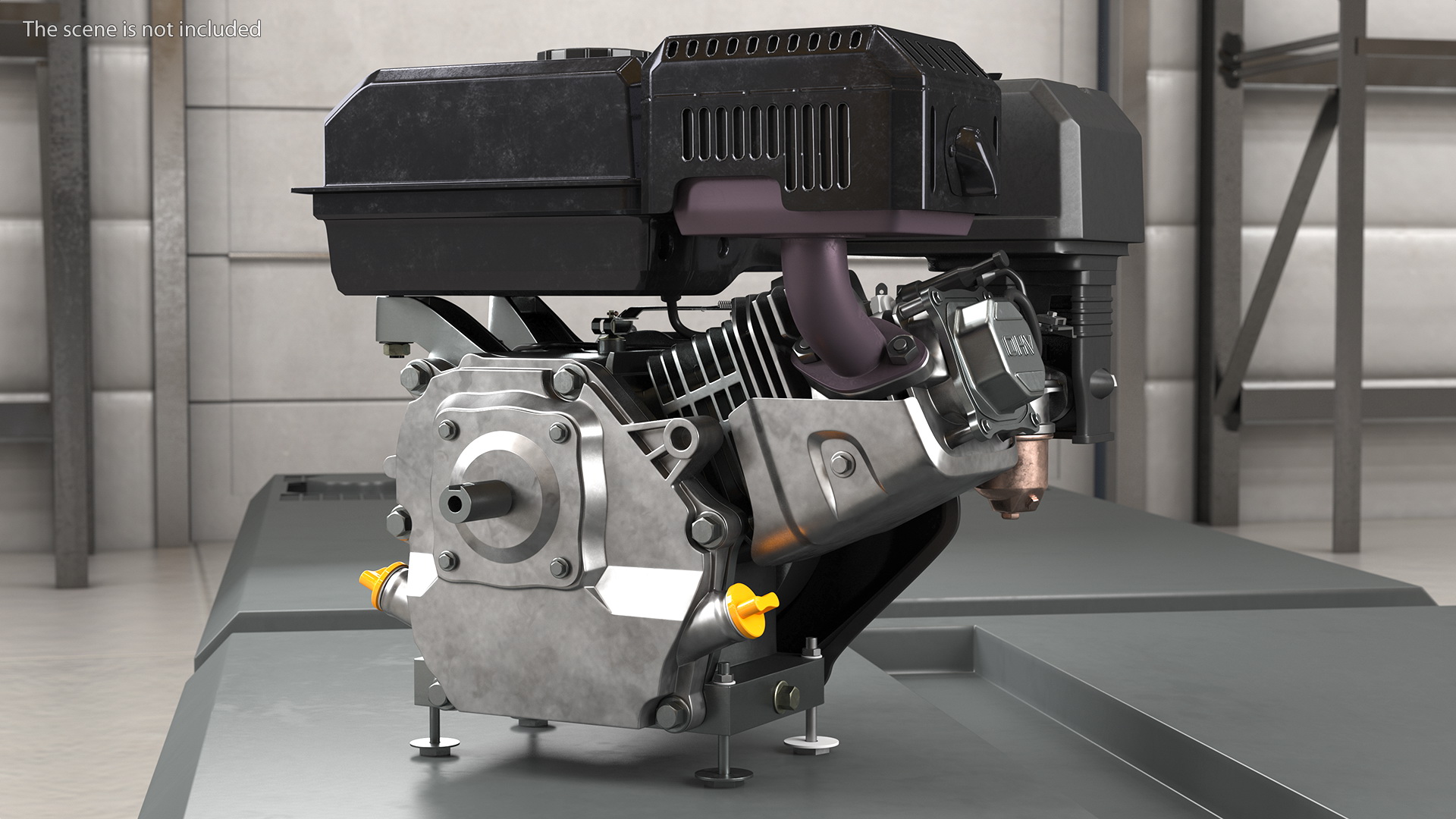 3D OHV Horizontal Shaft Gas Engine