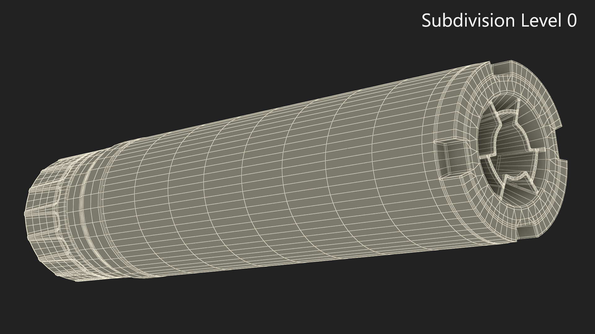 3D Moderator Silencer model