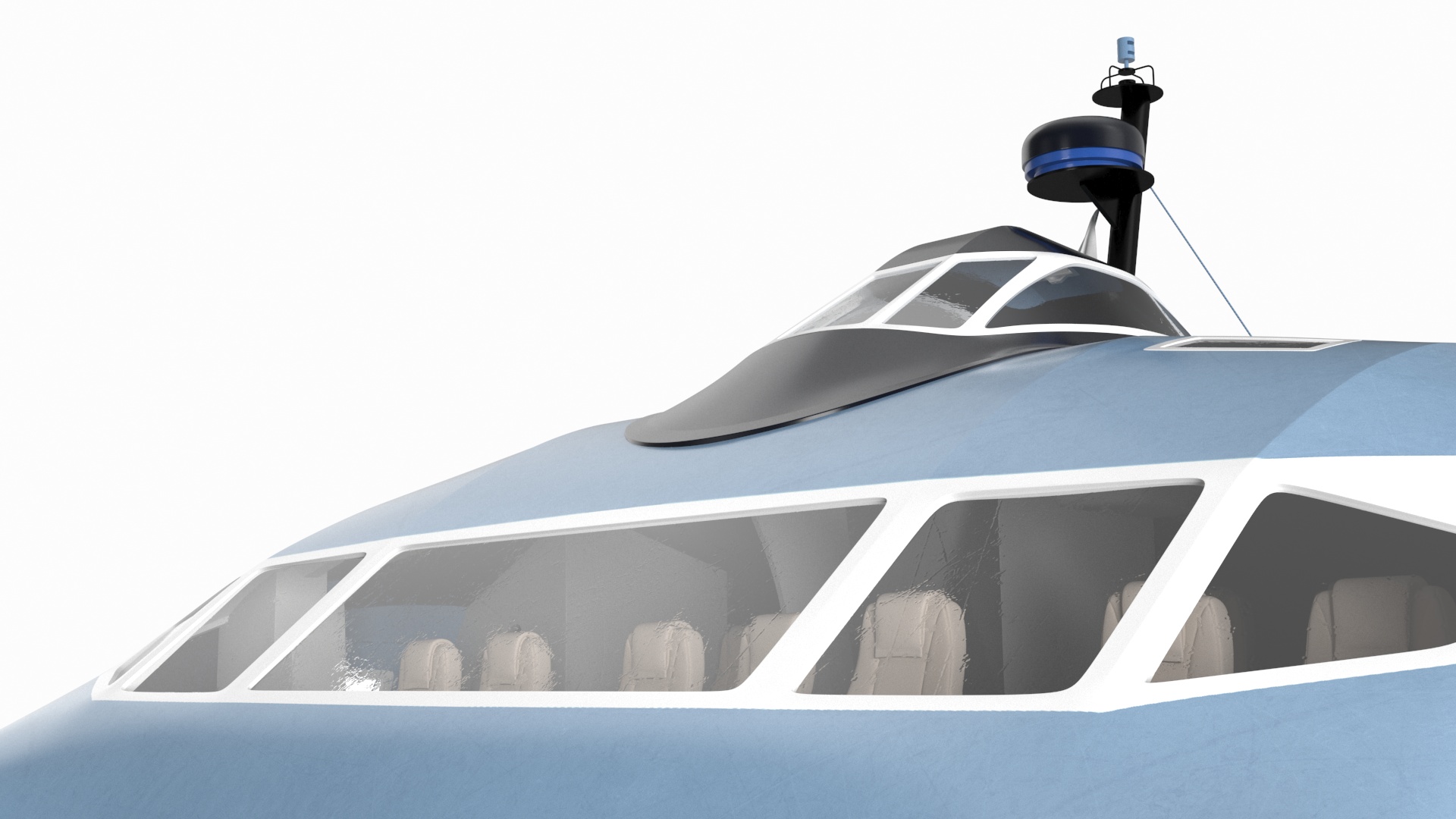 Luxury Catamaran Ferry 3D